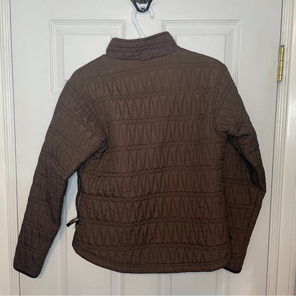 KERRITS Brown Quilted Jacket Coat small - Picture 3 of 5